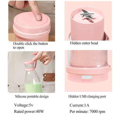 Electric Portable Mini Juicer Bottle - Vistora