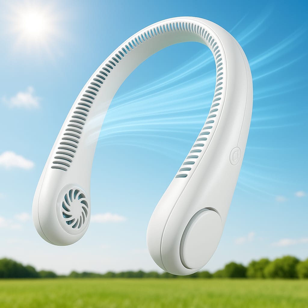 Portable Bladeless Rechargeable Neck Fan - Vistora
